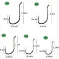 thumbnail image 4 of Baitholder Hooks Fishing Octopus Hooks 150pcs Hooks with 2 Baitholder Barbs, Offset Circle Hooks Jig Fish Hooks Assorted Size, Tackle Box, for Freshwater Saltwater, 4 of 6