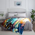 thumbnail image 4 of Blanket,Colorful Achill Island,Soft And Warm Throw Blanket,Fleece Blanket Sofa, 4 of 8