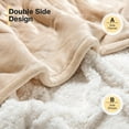thumbnail image 3 of Giantex Electric Throw Heated Blanket, Soft Fast Heating Blanket with 5 Heat Settings, 3 Hours Auto-Off & Thermostatic Control, Beige, 3 of 8