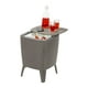 thumbnail image 1 of Mesa Hielera MQ Cooler Table Tipo Rattan Jardin Y Exteriores Taupe, 1 of 10