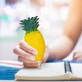 thumbnail image 2 of Lilixerw Fruit Shaped Ballpoint Pens,Pineapple Designs with Magnet for Easy Storage,0.7mm Black Ink for Office Supplies,Festival Gifts, 2 of 5