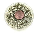thumbnail image 4 of Duracoat Galvanized Silver Miyuki Seed Beads 6/0 6-94201-TB, 4 of 7