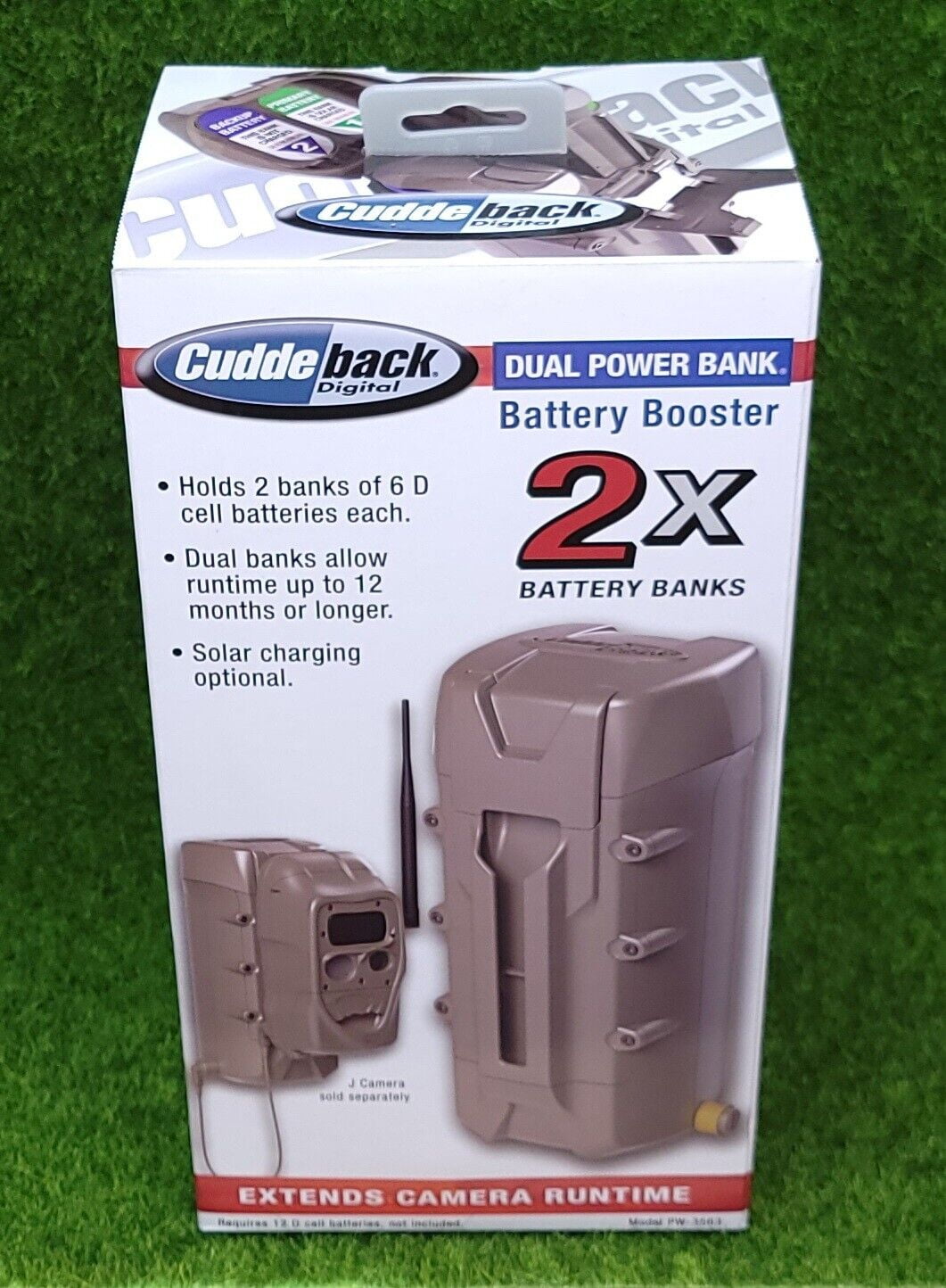 Cuddeback Dual Power Bank Trail Camera Battery Booster Pack, Brown PW3563