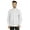 White, variant on Bestman Mens Solid Shirt Mandarin Collar Long Sleeve Button-Up Formal Shirts Office Wear