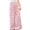 Pink, variant on BXSRUTA Girls Bow Print Wide Leg Pants Elastic High Waist Palazzo Trousers with Pockets Casual Loose Fit Summer