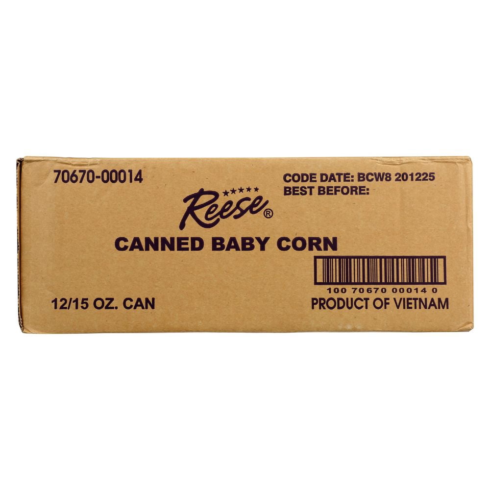 Reese Whole Spear Baby Corn On Cob, 15 Ounce -- 12 per Case.