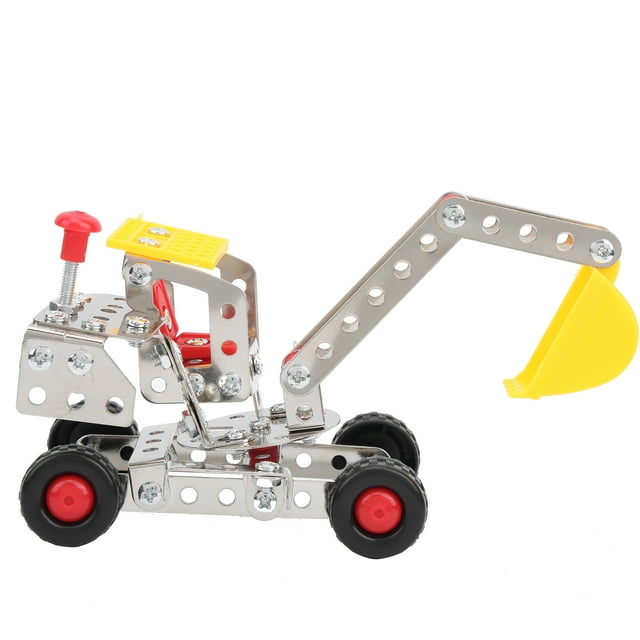 Assembling Building Blocks, Remote Control Engineering Car Model, Environmental Safe DIY Building Block, for Kids Boys