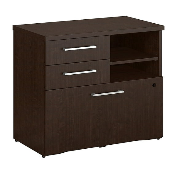 Bush Business Furniture 400 Series 30W File Cabinet Mocha Cherry 400SFP30MR