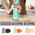 thumbnail image 3 of Rallador de queso giratorio X Home, manual 5 en 1 con base de succión, 3 of 8