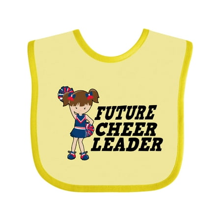 

Inktastic Future Cheerleader Girls Baby Bib