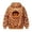 Orange, variant on TGPMGRZ Pet Pouch Hoodie for Women Leopard Print Cat Pouch Warm Hooded Sweatshirt