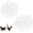 white*2, variant on Rolling Chicken Coop Ball, Portable Plastic Mesh Outdoor Enclosure for Small Animals