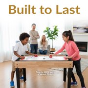 Sunnydaze 10-in-1 Multi-Game Table, Light Wood Look