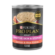 Purina Pro Plan Sensitive Skin and Stomach Wet Dog Food Pate Salmon and Rice Entree