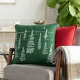 thumbnail image 3 of Surya Hol-Swtr-1818 Holiday 18" Wide Square Novelty Christmas Trees Cotton Accent Pillow, 3 of 3
