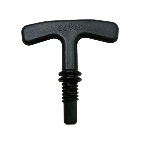 Ebbe E106 Corner Drain Grate T-Puller, Black, 2-Pack