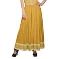 thumbnail image 3 of Moomaya Loose Palazzo And Crop Top Set Santoon Printed Ethnic Dress For Women, 3 of 6