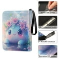 thumbnail image 4 of Game Card Storage Bag Collectible Trading Card Albums The 4-Pocket Card Binder With 50-Page Sleeve Can Hold 400 Game Cards Little Blue Monster, 4 of 6