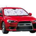 thumbnail image 2 of Disketp Windshield Sun Shade, Car Sun Shade For Front Window Bouquet And Lavender Flowers Sunshades Sun Visor Protector Blocks Uv Rays Foldable, 2 of 9