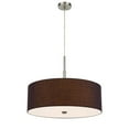 thumbnail image 3 of 60W X 4 Lonoke Pendant Fixture With Hardback Drum Shade, Plum, 3 of 3