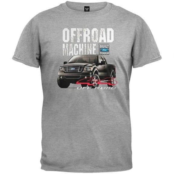 Ford - Offroad F-150 Grey Adult T-Shirt - Medium