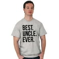 thumbnail image 5 of Best Uncle Ever Niece Nephew Men's Graphic T Shirt Tees Brisco Brands L, 5 of 5