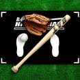 thumbnail image 4 of WAXCMXYH Baseball Hitting Mat, Baseball Training Mat,Softball T-Ball Batter Stance Training Mat,Hitting Practice Batting Equipment Z7M1, 4 of 8