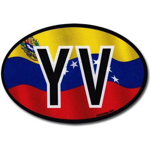 Venezuela Wavy Oval Decal