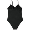 thumbnail image 5 of Alkepwun One Piece Swimsuit Women Tummy Control Bathing Suit Wrapped Ruched Padded Adjustable Spaghetti Straps V Neck Swimwear, 5 of 5
