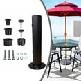 thumbnail image 4 of Bgsha Base de Parasol de Patio Réglable Support de Montage pour Parasol de Terrasse pour Jardin, 4 of 6