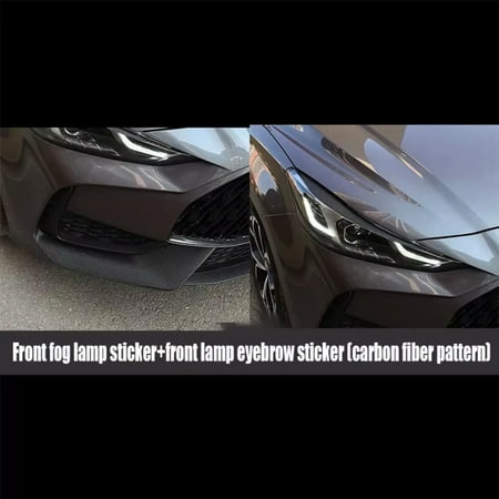 

Stylish MG GT 2022 2023 Front Fog Lamp Eyebrow Decoration Sticker High-Quality Body Color Changing Film Sticker for Added Style and Protection