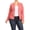 Dusty Pink, variant on Women's Plus Size Casual Long Sleeve Fitted Solid Open Blazer Jacket