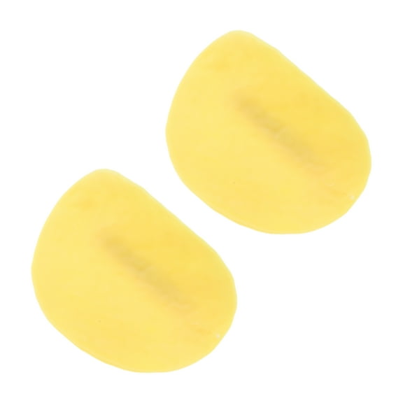 Unique Bargains 2 Pcs Hair Clip Grace French Fries Duckbill Clip Yellow