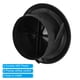 thumbnail image 4 of Cubierta de ventilación redonda ajustable de 5 pulgadas Uxcell, 1 pieza de plástico ABS para el hogar, sala de estar, cocina, oficina, color negro, 4 of 6