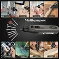 thumbnail image 6 of HARDELL Mini Cordless Rotary Tool Kit 4V, 5-Speeds 25000RPM with 101pcs Accessories, Type-C Charging Rotary Tool Cordless for Carving, Sanding, Drilling, Cutting, Polishing Etc, 6 of 8