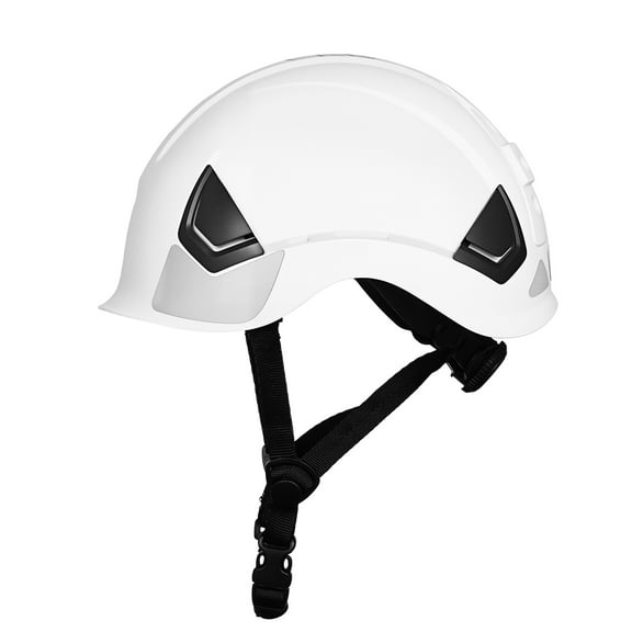 KFFKFF Adjustable ABS Safety Helmet with 6-Point Ratchet Suspension, ANSI/ISEA Z89.1 Certified Hard Hat for Indoor and Outdoor Industrial Use, Vented Design for Construction and Workwear