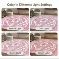 thumbnail image 7 of ODIKA 2'x3' Washable Accent Rug Pencil School Symmetrical Repeating Rows Vintage Charm Classroom for Bedroom, Nursery, RV, Pet Friendly, Bedside Mat, 7 of 7