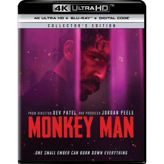 Monkey Man (4K Ultra HD   Blu-ray   Digital Copy), Universal Studios, Action & Adventure