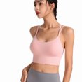 thumbnail image 3 of Sujetador deportivo para mujer, sujetador deportivo para yoga, running, sujetador deportivo a prueba de golpes, tops para mujer, aspecto llamativo, 3 of 6