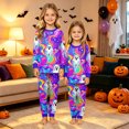thumbnail image 4 of Matching Family Halloween Pajamas Set - 2026 Cute Ghost & Pumpkin Print Two-Piece Sleepwear Pjs - Family Matching Pajamas Soft Holiday Jumpsuit Loungewear for Family, 4 of 6