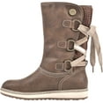 thumbnail image 3 of Women's White Mountain Tivia Snow Boot Cognac Fabric 7.5 M, 3 of 7