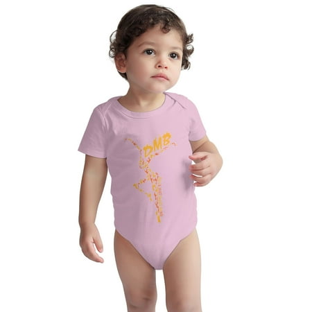 

American Baby Onesie Rock Band Dave Matthews Band Toddler Baby Boys Girls Short-Sleeve Bodysuits Cotton Romper Pink 2 Years