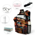 thumbnail image 4 of Horror Five Night Travel Backpack Five Horror Nights Video at Game Freddy's Bag Big Capacity Shoulder Bag Cool Travel Backpack Classical Basic Briefcase Laptop Bag, 4 of 5