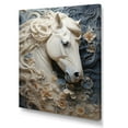 thumbnail image 2 of Designart "Enchanted Unicorn With Magical Hair" Unicorns Wall Art Prints, 2 of 7