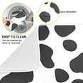 thumbnail image 3 of Yayeee Dish Drying Mat for Kitchen Counter Ultra Absorbent Easy Clean Pad 18x16", Cow Spots, 3 of 7