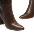 thumbnail image 4 of DREAM PAIRS Knee High Boots Women Chunky Heel Pointed Toe Tall Boots for Women Side Zipper Long Boots, 4 of 7