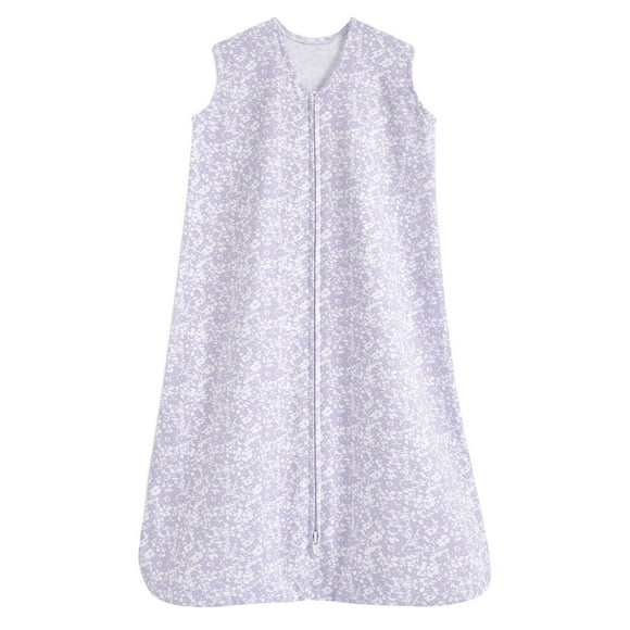 HALO® SleepSack® Wearable Blanket - 100% Cotton - Aster Flowers-Purple LG