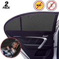 thumbnail image 1 of 2pack Universal Coche Sol Malla Ciega Ventana Trasera Uv Protector Sol Sombra Afortunado Sencillez, 1 of 2