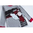 thumbnail image 4 of Little Boys Pajamas Sets for Toddler 100% Cotton Train Sleepwear Long Sleeve 2 Piece Kids Clothes Pjs 3-7T Grey 6262-8T, 4 of 5