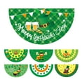 St. Patricks Day Fan Flag Irish Flag Patricks Patriotic Half Flag